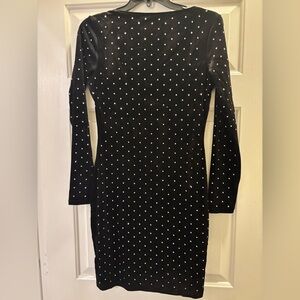 H&M Black Long Sleeve Dress
